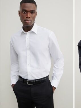 Nordstrom smartcare white shirt